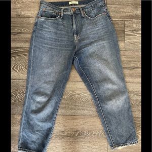 🚨OFFERNOW🚨MADEWELL DARK WASH MOM JEANS